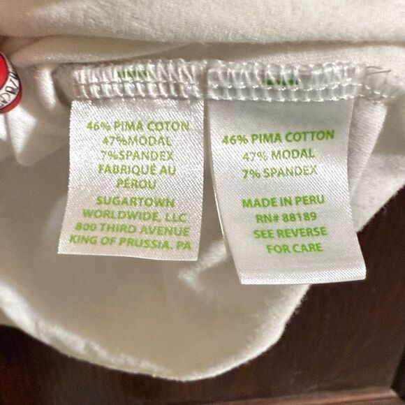 Lilly Pulitzer Cream Off-Shoulder Ruffle Blouse - Picture 7 of 8